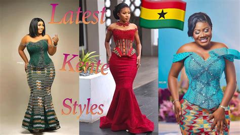 Latest Lovely Kente Styles For Ghanas Brides Africa Youtube