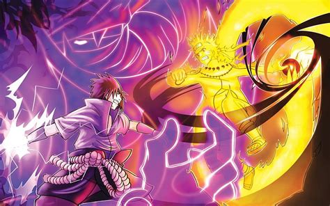 Naruto Vs Sasuke Naruto Sasuke Game Power Anime Boys Lights