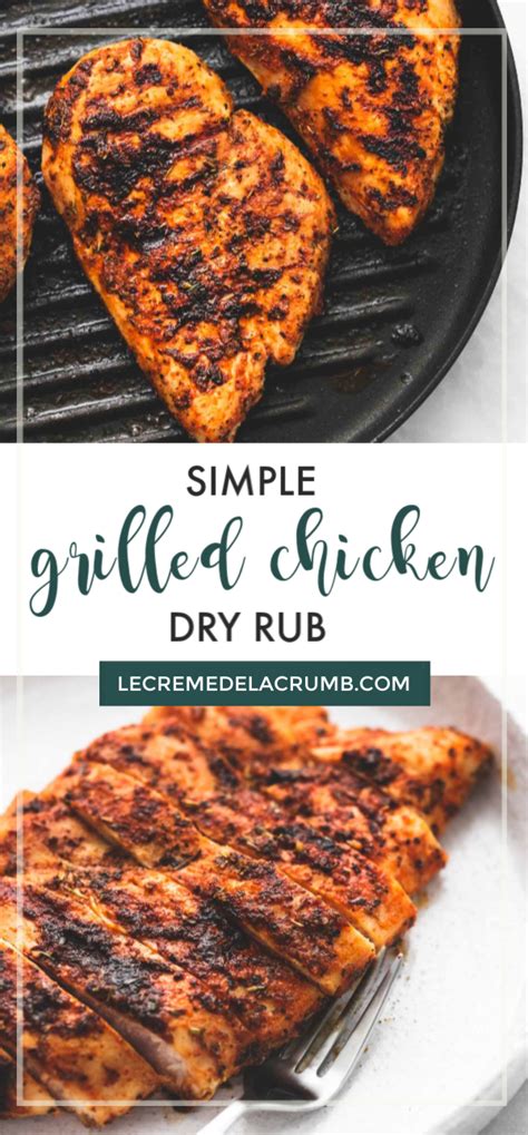 A simple and easy recipe to make. Simple Grilled Chicken Dry Rub | Grilled chicken recipes ...