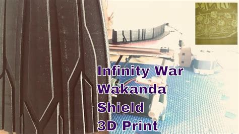Diy Captain America Wakanda Shield 3d Print From Infinity War 3dp