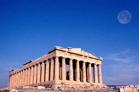 Greek Parthenon Inside