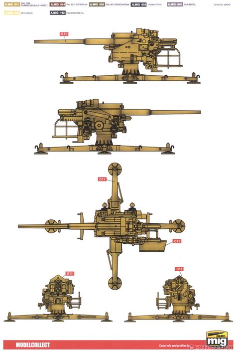 German 128mm Flak 40 Heavy Anti Aircraft Gun Plastic Model Images List