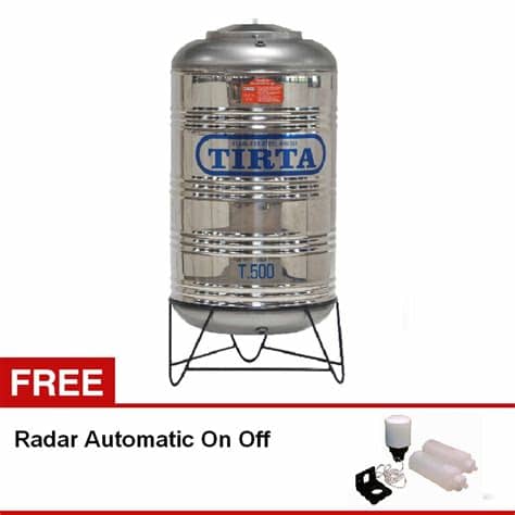 Salah satu merek tangki air yang sering dipakai oleh masyarakat indonesia yaitu brand penguin dan profil tank. Jual Tangki air stainless Tirta 500 liter (T-500) di lapak ...