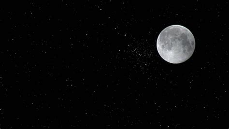 Full Moon With Stars And Stock Footage Video 100 Royalty