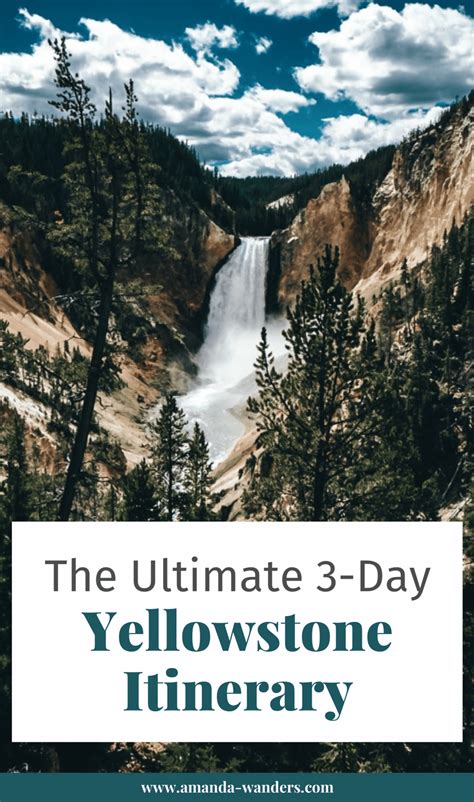 3 Day Yellowstone Itinerary Can You Do It • Amanda Wanders