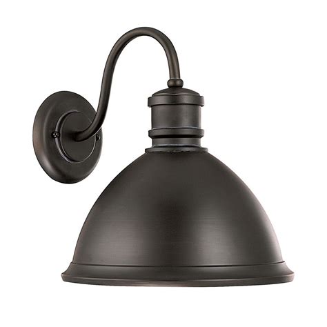 The practical functionality of commercial lighting meets the stylish demands of residential lighting accents with this. Farmhouse Barn Light Outdoor Wall Light Bronze by Capital ...