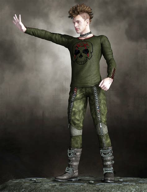 Punked For Dark Passion Male Daz 3d