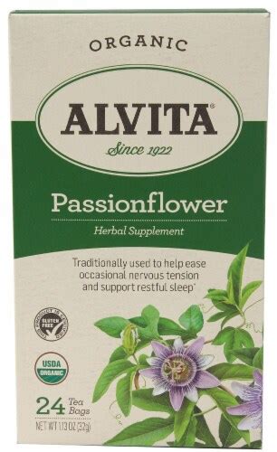 Alvita Passionflower Herbal Tea 24 Ct King Soopers