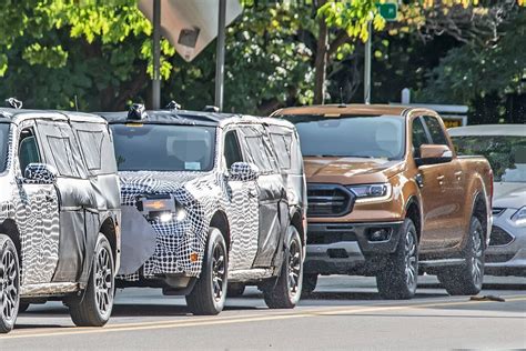 2022 Ford Maverick Pickup Truck Spied Testing With Bigger Brother