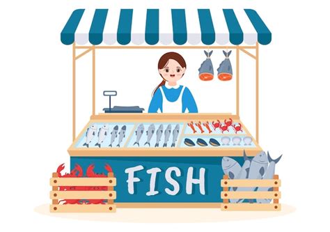 Fish Market Stalls Images Free Download On Freepik