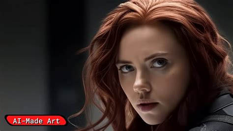 Black Widow Scarlett Johansson Reimagined By Midjourney V5 Ai