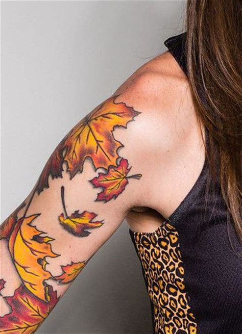 20 Maple Leaf Tattoos Express What Truly Lies In Your Heart Sumcoco