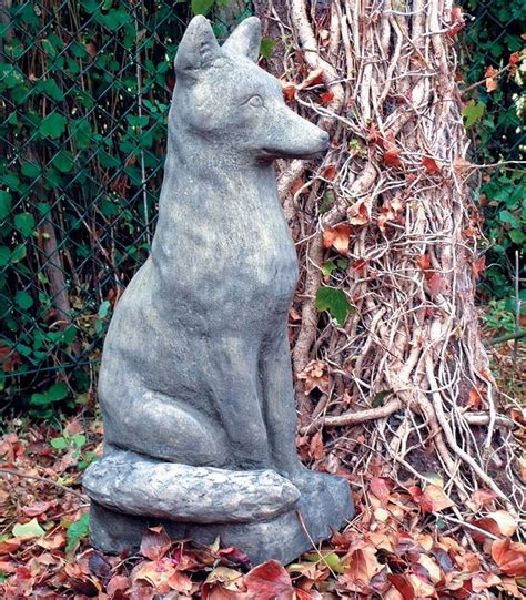 Fox Animal Sculpture - Large Garden Statue