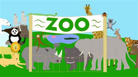 Gambar Kartun Haiwan Di Zoo Adzka