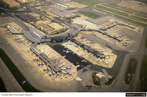 The Aerial Evolution Of Bwi A Visual History Of The Worlds Great