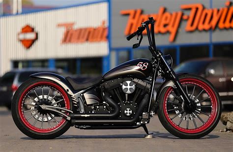 Harley Davidson Night Train Turns Into Black And Red Fun Ride 58