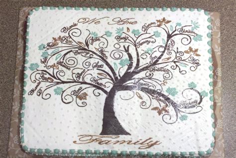 The friends reunion, called the one where they get back together, starts streaming on hbo max on thursday, may 27. Family Tree Cake - CakeCentral.com