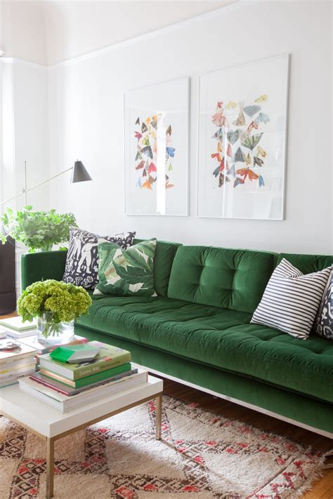 Green sofas & couches : Decorating Our Old House: Cozy Living Room Decor Ideas ...