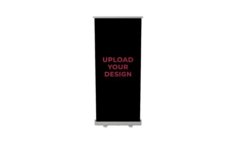 Custom Design Retractable Banner Stained Red Printing