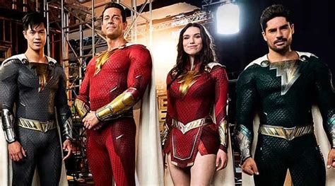 Shazam Fury Of The Gods Set Photos Find The Wizard Alongside Members