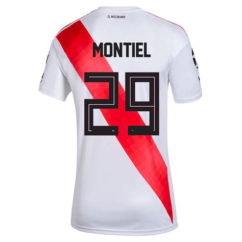 Sergio aguero, angel di maria and lionel messi are headlining the argentina squad that will go to brazil for the copa america, seeking their national team's first major title since 1993. Homme Football Maillot Gonzalo Montiel #29 Tenues Domicile ...