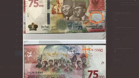 Bentuk syukur terlukis melalui gambar yang tertera di mata uang rp 75.000. Simbol-simbol yang Dianggap Janggal Publik dalam Uang Baru ...