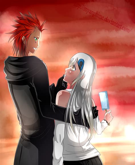 Pc Kingdom Hearts Oc Kyrie And Axel By Myanghime On Deviantart