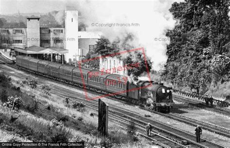 Photo Of Surbiton Steam Train In The Cutting C1955