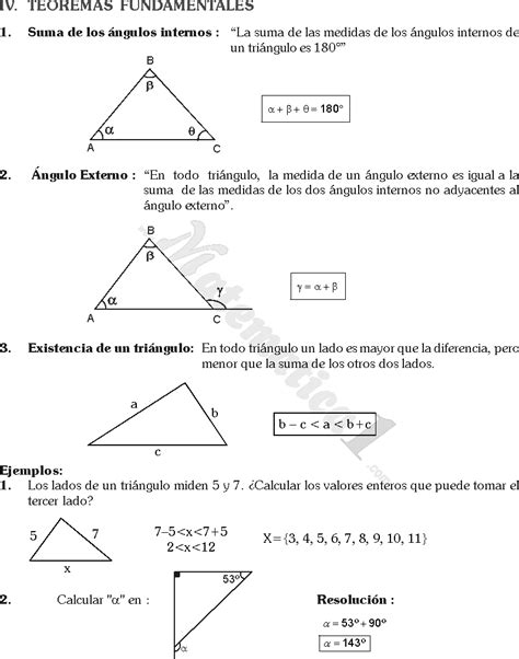 Triangulos Ejercicios De Geometria De Sexto De Primaria Matematica The Best Porn Website