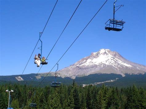 Speed Down The Alpine Slide At Mount Hood Ski Bowl In Oregon This