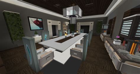 A cool modern looking minecraft lamp. Dining Room Interior Design 1 Minecraft Map