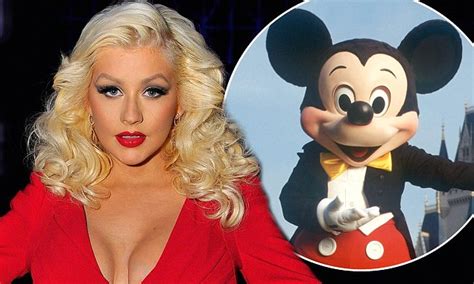 Christina Aguilera Brands Mickey Mouse An Ale At