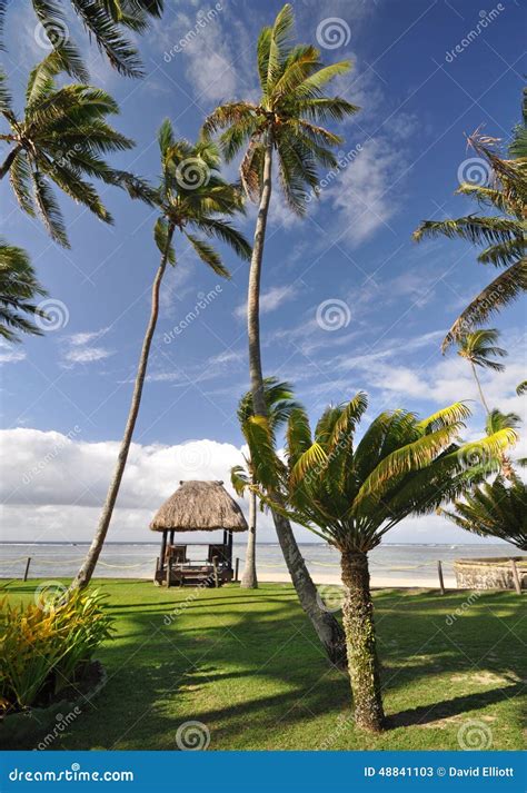 Tropical Beach Hut Stock Image Image Of Destination 48841103