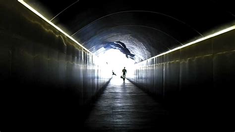 Man Walking Through Tunnel Youtube