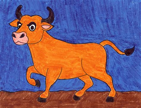 How To Draw An Ox · Art Projects For Kids