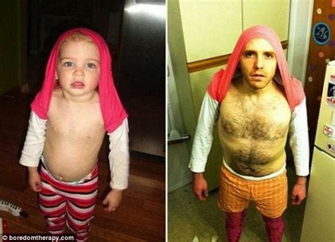 Families Recreate Awkward Childhood Photos With Hilarious Results
