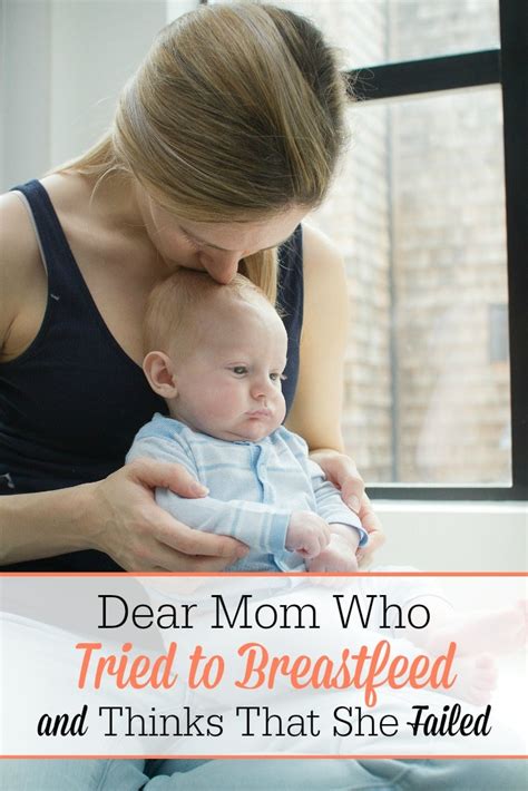 Dear Mom Who Tried To Breastfeed And Thinks That She Failed