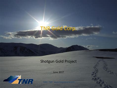 Tnr Gold Shotgun Gold Project Alaska Presentation June 2017