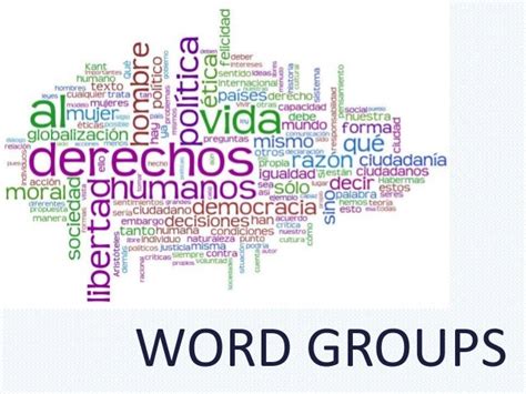 Word Groups