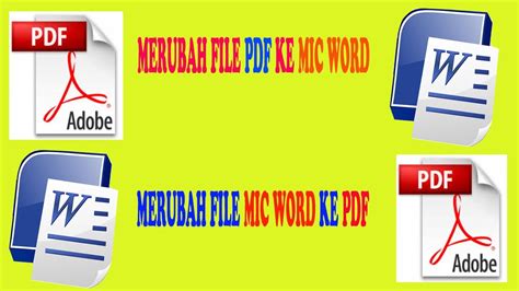 Assalamualaikum teman teman kembali lagi di channel saya, di video kali ini saya memberikan tutorial cara merubah ms. TUTORIAL CARA MERUBAH FILE MICROSFT WORD KE FILE PDF /FILE ...