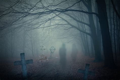 Ghosts In Haunted Forest Stock Photo Download Image Now Istock
