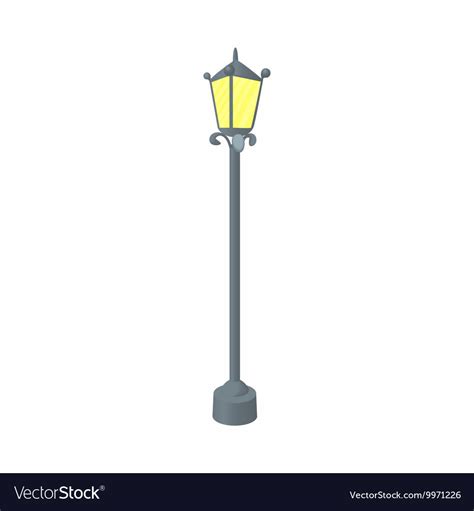 Erhöhen Ansteigen Schatten Lüftung Cartoon Street Lamp Mittwoch