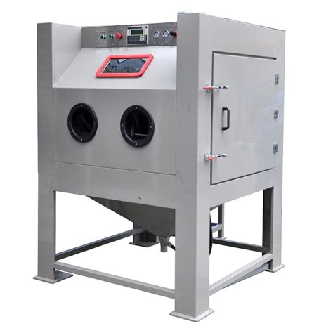 Portable sand blasting machine/room/cabinet/pot with air control. how does a sandblasting machine work, what is a ...