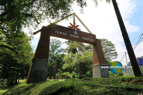 It is 1,214 hectares in size and it was named in honour of sir gerald temple. Templer Park (Taman Rimba Templer)