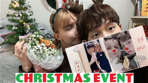 Eng 국제커플 ~ 몰카 아내를 위한 깜짝 선물 크리스마스 Vlog Youtube