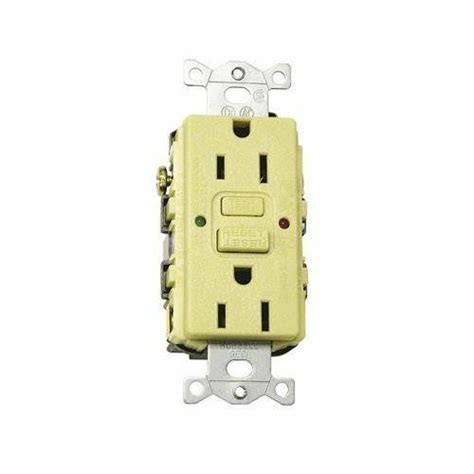 Hubbell Gfrst15w Gfci Receptacle Commercial Self Test 15a 125v White