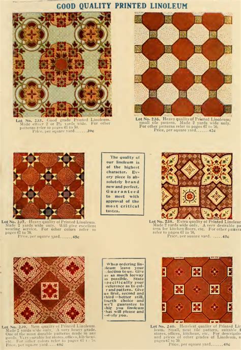 Vintage Linoleum Flooring Patterns Colene Fortin