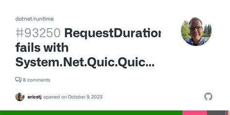 Requestduration Enrichmenthandler Success Recorded Fails With System Net Quic Quicexception