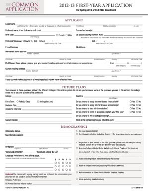 The application season for fall 2021 is not over. Common Application Packet - Fill Online, Printable ...
