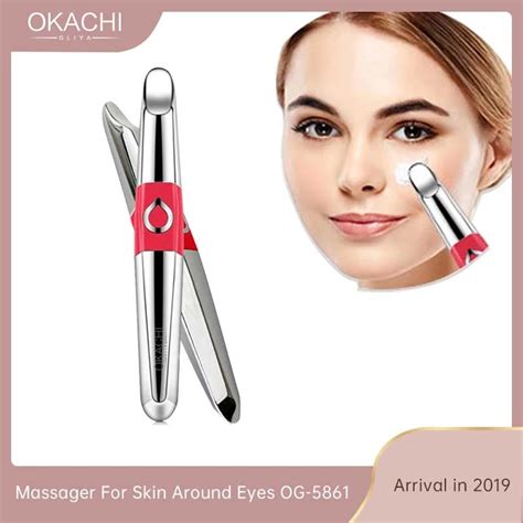 Handheld Mini Eye Massage Device Pen Type Electric Facial High Frequency Vibration Beauty Spa